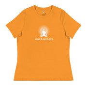 "Love, Love, Love" Positive Thought Brand Women's Relaxed T-Shirt