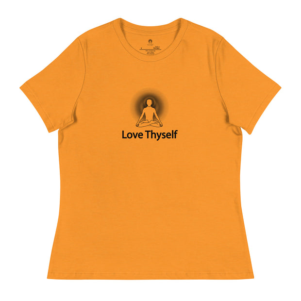 "Love Thyself" Positive Thought Brand Women's Relaxed T-Shirt