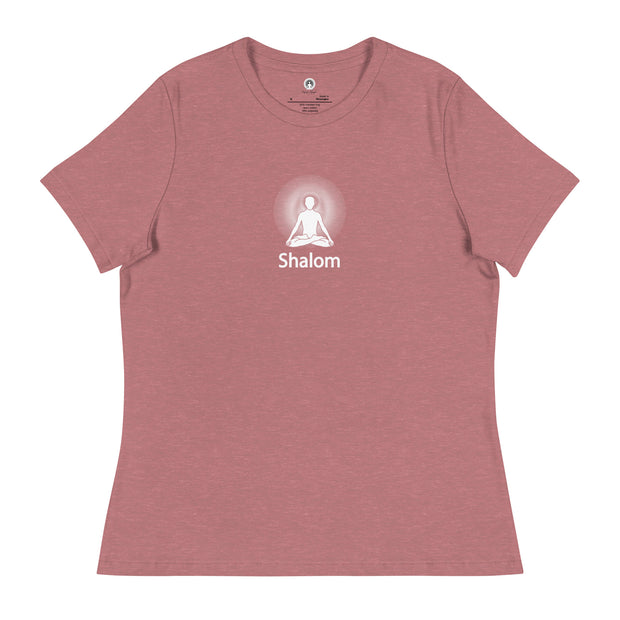 "Shalom" Positive Thought Brand Women's Relaxed T-Shirt