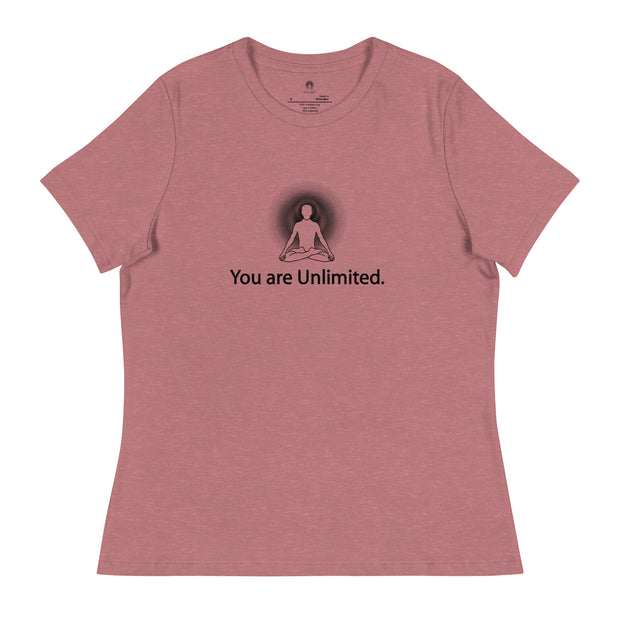 "You are Unlimited" Positive Thought Brand Women's Relaxed T-Shirt