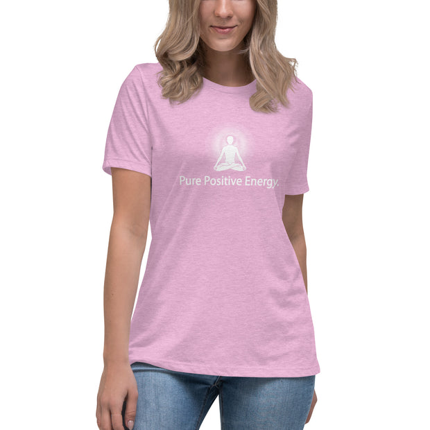 "Pure Positive Energy" Positive Thought Brand Women's Relaxed T-Shirt