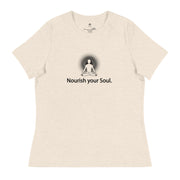 "Nourish Your Soul" Positive Thought Brand Women's Relaxed T-Shirt
