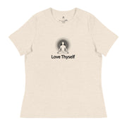 "Love Thyself" Positive Thought Brand Women's Relaxed T-Shirt