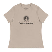 "Set Your Intention" Positive Thought Brand Women's Relaxed T-Shirt
