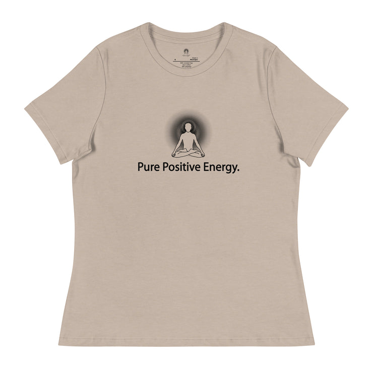 "Pure Positive Energy" Positive Thought Brand Women's Relaxed T-Shirt