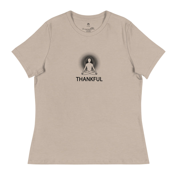 "THANKFUL" Positive Thought Brand Women's Relaxed T-Shirt