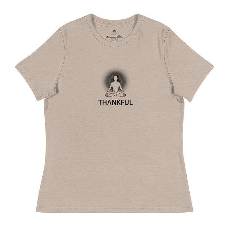 "THANKFUL" Positive Thought Brand Women's Relaxed T-Shirt