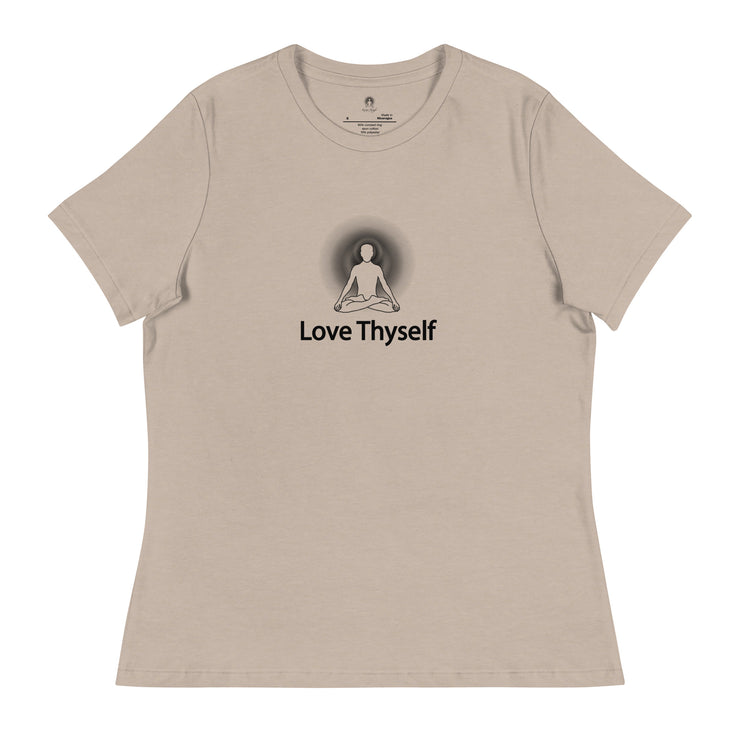 "Love Thyself" Positive Thought Brand Women's Relaxed T-Shirt