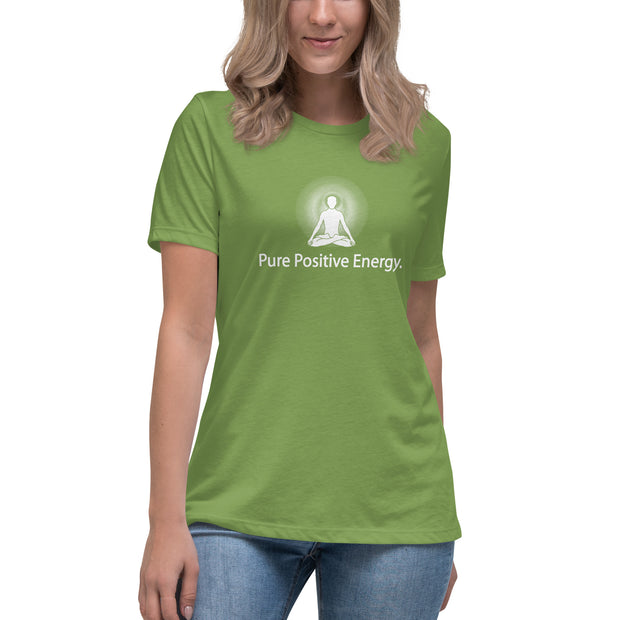 "Pure Positive Energy" Positive Thought Brand Women's Relaxed T-Shirt