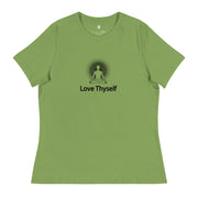 "Love Thyself" Positive Thought Brand Women's Relaxed T-Shirt