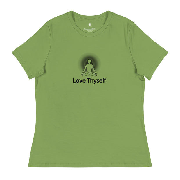 "Love Thyself" Positive Thought Brand Women's Relaxed T-Shirt
