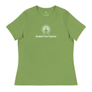 "Awaken Your Essence" Positive Thought Brand Women's Relaxed T-Shirt