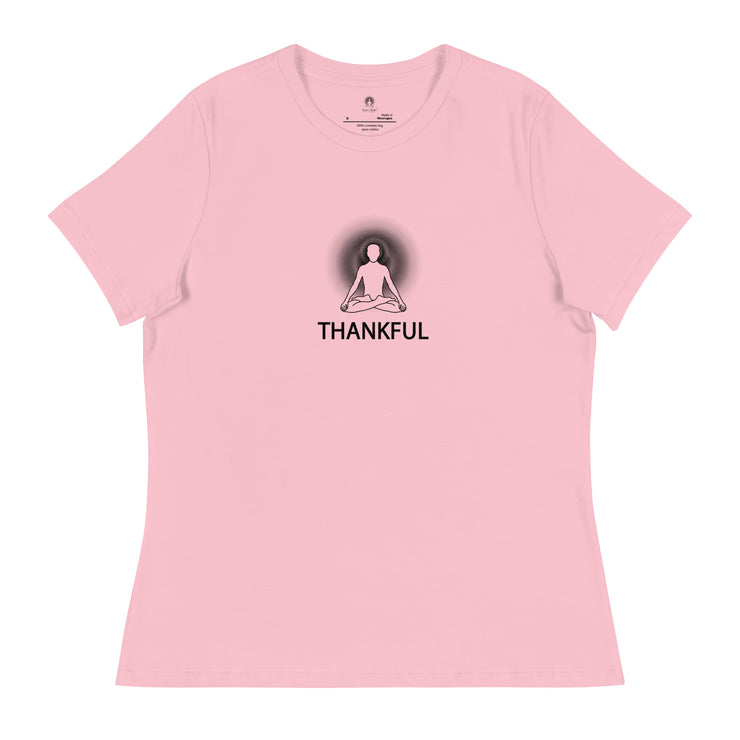 "THANKFUL" Positive Thought Brand Women's Relaxed T-Shirt