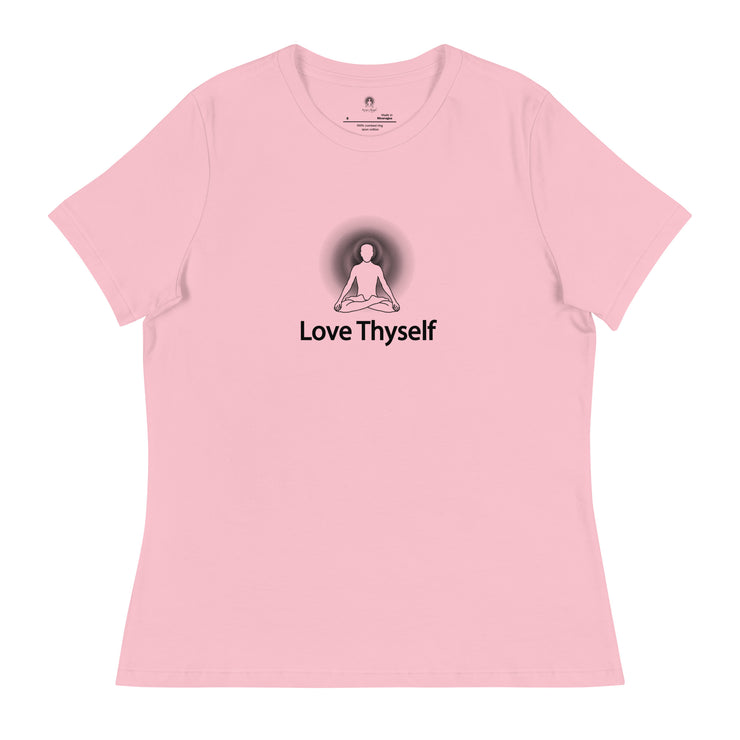"Love Thyself" Positive Thought Brand Women's Relaxed T-Shirt