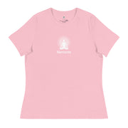 "Namaste" Positive Thought Brand Women's Relaxed T-Shirt (White Graphic)