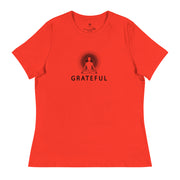 "GRATEFUL" Positive Thought Brand Women's Relaxed T-Shirt